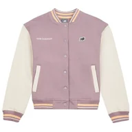 Bluzy damskie - Bluza New Balance LAKG0035ICW - różowa - miniaturka - grafika 1