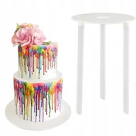 Dodatki do ciast w proszku - Stojak przekładka stelaż 20cm wspornik do tortu piętrowego 3 szt dekoracje - miniaturka - grafika 1