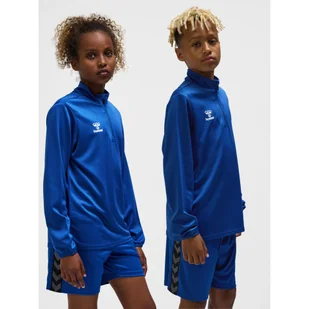 Bluza dziecięca sportowa hmlESSENTIAL HALF-ZIP KIDS - Odzież sportowa dziecięca - miniaturka - grafika 1