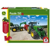 John Schmidt | Puzzle Deere + Traktor Siku | 100 - Samochody i pojazdy dla dzieci - miniaturka - grafika 5