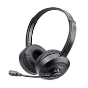 Słuchawki - SBS Work Line TESMHEADPHBTK Czarny - miniaturka - grafika 1