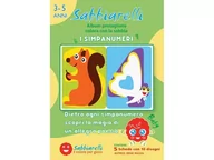 Zabawki kreatywne - Sabbiarelli Sabbiarelli  -  Album do Kolorowania Magicznym Piaskiem, Cyferki, 3l+ - miniaturka - grafika 1