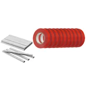 Pozostałe narzędzia ogrodowe - Zestaw taśma 10 sztuk x 25m i zszywki 10000szt. VERTO 15G456 - miniaturka - grafika 1