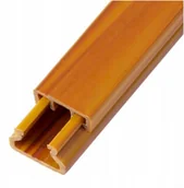 Kanały kablowe - AKS AKS_ZIELONKA Korytko kablowe MKE 11/15 drewno jasne 2m ZIELONKA 111349 - miniaturka - grafika 1