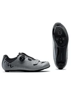 Buty rowerowe - Buty rowerowe NORTHWAVE Storm Carbon 2 srebrny/odblaskowy 45 - miniaturka - grafika 1
