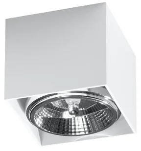 Biały kwadratowy plafon LED - 5X EX656 G2-P72 - Lampy sufitowe - miniaturka - grafika 1