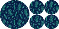 Obrusy i serwetki - Zestaw Podkładek Na Stół Okrągłych 1+4 - Juniper - miniaturka - grafika 1
