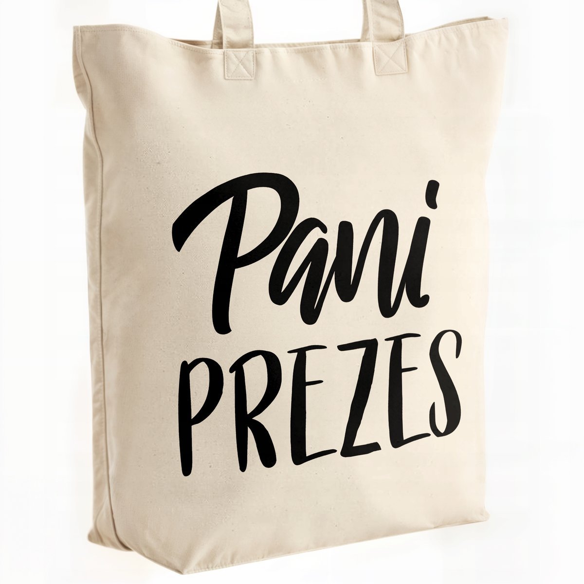 Torba bawełniana premium Pani Prezes Zabawny Prezent