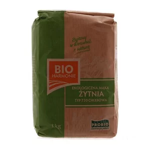 Bio Harmonie 128Bio Harmonie Mąka Żytnia Typ 720 Chlebowa 1kg - EKO PRBMAKZYTN720 - Chleb - miniaturka - grafika 1