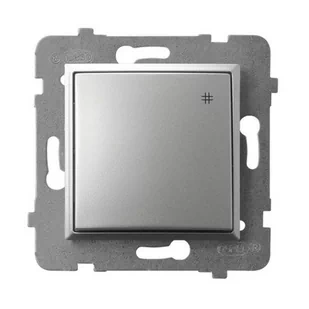 Ospel Łącznik krzyżowy Srebrny Aria - ŁP-4U/m/18 - Wyłączniki światła i elektryczne - miniaturka - grafika 1