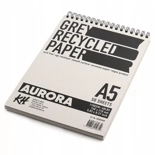 Szkicownik AURORA Recycled 110g/m2 A5 - Podobrazia, bloki, papiery - miniaturka - grafika 1