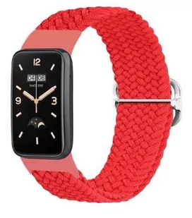 Opaska pasek bransoletka NYLON LOOP Xiaomi Mi Band 7 PRO czerwona - Akcesoria do smartwatchy - miniaturka - grafika 1