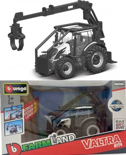 Traktor leśny Valtra N174 z kłodami napęd BBURAGO - Samochody i pojazdy dla dzieci - miniaturka - grafika 1