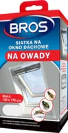Zwalczanie i odstraszanie szkodników - Bros Siatka na okno dachowe biała 120 x 170 cm - miniaturka - grafika 1