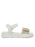 Buty dla dziewczynek - Patrizia Pepe Sandały PPK364 02 Złoty - miniaturka - grafika 1