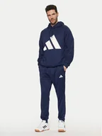 Dresy męskie - adidas Dres Sportswear Big Logo JC5389 Granatowy Regular Fit - miniaturka - grafika 1