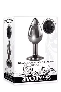 Biżuteria erotyczna - BLACK GEM ANAL PLUG SMALL - grafika 1