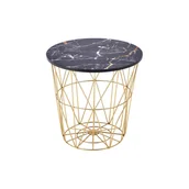 Ławy i stoliki kawowe - Harissa G Halmar Ława Czarny Marmur Halmar - miniaturka - grafika 1