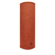 Czapki i chusty sportowe damskie - Komin Buff Merino Lightweight Solid 113010.330.10 Brązowy - miniaturka - grafika 1