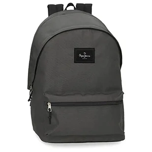 Pepe Jeans Aris plecak na laptopa z podwójną komorą na laptopa 15,6" różne kolory 31 x 44 x 17,5 cm poliester plecak szkolny od Joumma Bags, Antracyt, plecak - Plecaki szkolne i tornistry - miniaturka - grafika 1