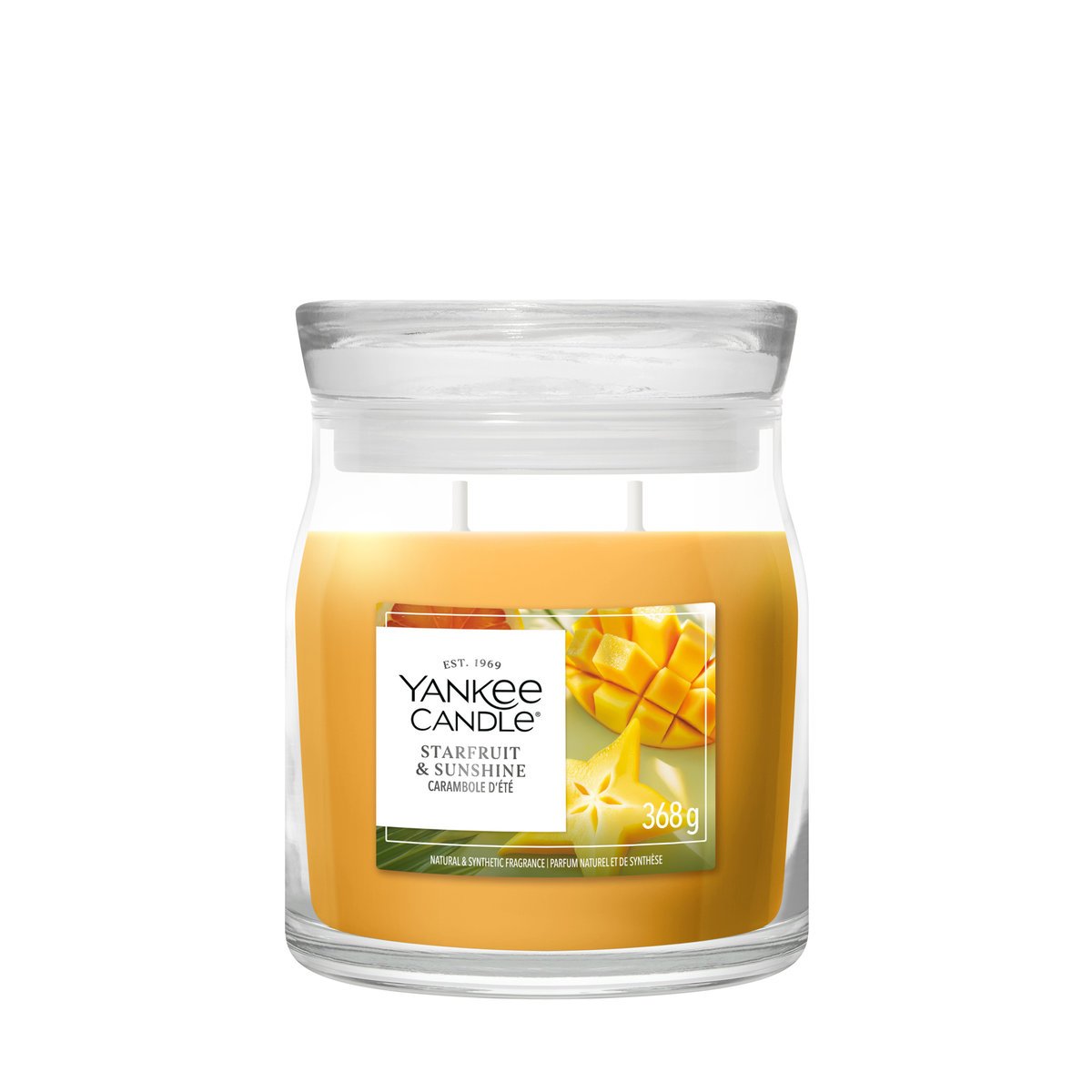 Świeca zapachowa średnia Yankee Candle Starfruit & Sunshine