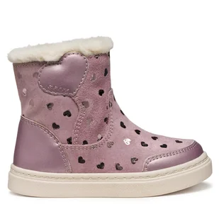 Kozaki Geox B Nashik B563HB 0BSNF C8025 M Różowy - Buty dla dziewczynek - miniaturka - grafika 1