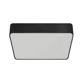 Lampy sufitowe - Ideus Plafon LAMPA sufitowa TOTEM LED D 03930 metalowa OPRAWA kwadratowa LED 24W 4000K minimalistyczna czarna 03930 - miniaturka - grafika 1