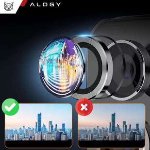 Szkło do Samsung Galaxy S24 nakładka na aparat obiektyw obiektywy aparatu Alogy Lens Protector PRO+ osłona ochronna - Etui i futerały do telefonów - miniaturka - grafika 4