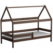 Łóżka - Sosnowe łóżko domek z materacem czekolada Petit 3X 190x90 cm - miniaturka - grafika 1