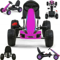 Jeździki dla dzieci - Gokart Na Pedały Dla Dzieci Do 30Kg Duże Koła Viper Hamulec Ręczny Prezent - miniaturka - grafika 1