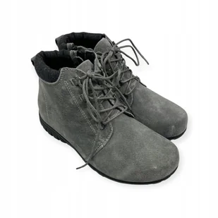 Propet Buty Damskie Skórzane Szare Rozmiar 39 - Botki damskie - miniaturka - grafika 1