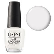 Lakiery hybrydowe - OPI Nail Lacquer, klasyczny lakier do paznokci, Funny Bunny NLH22, biały, 15ml - miniaturka - grafika 1