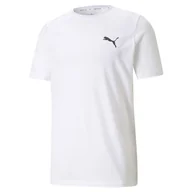 Koszulki sportowe męskie - Koszulka sportowa męska Puma Active Small Logo Tee - miniaturka - grafika 1