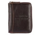 Portfele - WILD Portfel Skórzany 708 – Brązowy Styl z Charakterem 708 - miniaturka - grafika 1