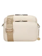 Torebki damskie - Wojas Skórzana torebka w kolorze beżowym - 23 x 16 x 6 cm - miniaturka - grafika 1