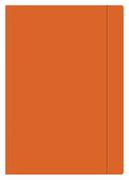 Teczki i skoroszyty - Interdruk Teczka z gumką jednokolorowa - pomarańczowa TC23INT - miniaturka - grafika 1