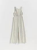 Sukienki i spódniczki dla dziewczynek - Reserved - Kombinezon w paski - wielobarwny - miniaturka - grafika 1