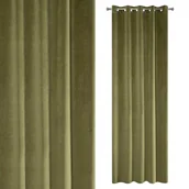 Zasłony - Euro Firany Zasłona Dekoracyjna Euro Villa1 Oliwka 140x250 5900811773498 - miniaturka - grafika 1