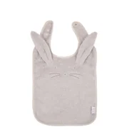 Śliniaki i fartuszki - BO JUNGLE BO JUNGLE ŚLINIACZEK ECO ORGANIC RABBIT GREY B520120 - miniaturka - grafika 1