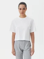 Koszulki i topy damskie - Champion T-Shirt 117874 Biały Regular Fit - miniaturka - grafika 1