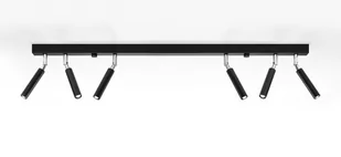 Sollux Lighting Plafon EYETECH 6 czarny - Lampy sufitowe - miniaturka - grafika 1