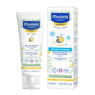 Mustela Krem odżywczy z Cold Cream 40 mlna jesień i zimę od 1. dnia życia - Kremy dla dzieci - miniaturka - grafika 1
