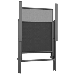 5-częściowy zestaw mebli ogrodowych, antracytowy, stal vidaXL - Meble ogrodowe - miniaturka - grafika 6