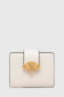 Portfele - Karl Lagerfeld portfel skórzany kolor biały - miniaturka - grafika 1