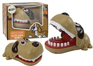 Zabawki zręcznościowe - Gra Zręcznościowa Piesek Dentysta Brązowy LEAN Toys - miniaturka - grafika 1