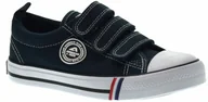 Buty dla chłopców - Trampki młodzieżowe American Club LH 33/31/23 Granatowe - miniaturka - grafika 1