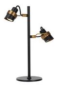 Lampy stojące - Tundran lampa stołowa 2-punktowa czarna/złota 34544/02/30 - miniaturka - grafika 1