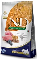 Sucha karma dla psów - Farmina N&D Ancestral Grain canin lamb&blueberry mini adult 2,5 kg - miniaturka - grafika 1