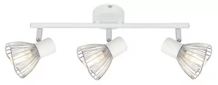 Candellux Lampa sufitowa reflektorek FLY PLAFON LISTWA 3X40W E14 BIAŁY CHROM 93-61973 - Lampy sufitowe - miniaturka - grafika 1