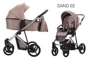 Wózki dziecięce - BEBETTO FLAVIO PREMIUM CLASS 3w1 Sand 02 - miniaturka - grafika 1